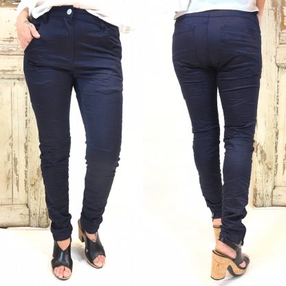 Bianco bukse mørke blå – Bianco Jeans marineblå bukse Bishop – Mio Trend