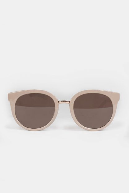 Runde solbriller Dixie – RE:Designed by Dixie solbriller Calobra nude  – Mio Trend