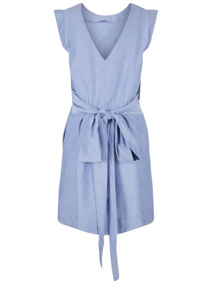 Kort blå kjole yas