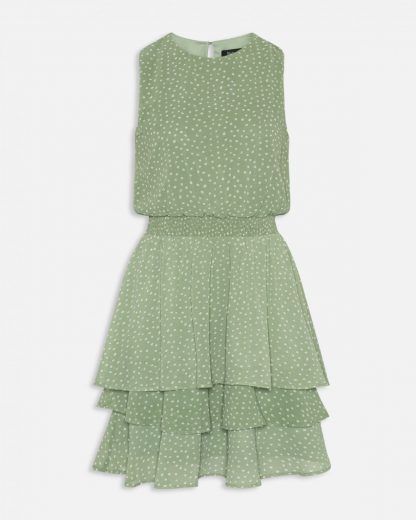 Sisters Point grønn kjole – Sisters Point grønn kjole Nicoline  – Mio Trend