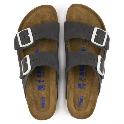 Grå sandaler fra Birkenstock – Birkenstock Arizona grå sandaler – Mio Trend