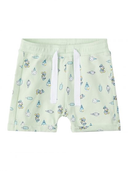 Shorts til baby gutt – Shorts grønn shorts med Donald – Mio Trend