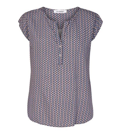Bluse uten armer Cocouture – Co`couture blå bluse Doobie – Mio Trend