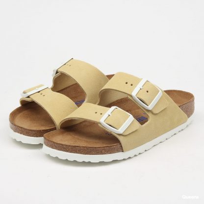 Birkenstock sandaler semsket skinn – Birkenstock Arizona Vanilla sandaler  – Mio Trend