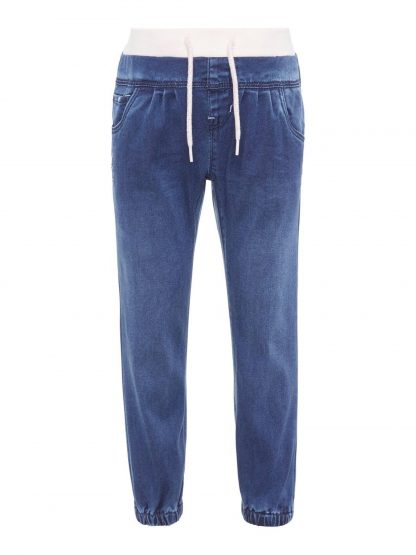 Baggy bukse til barn – Name It blå denimbukse Bibi – Mio Trend