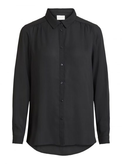 Vila skjorte sort – Vila sort skjorte Vilucy – Mio Trend