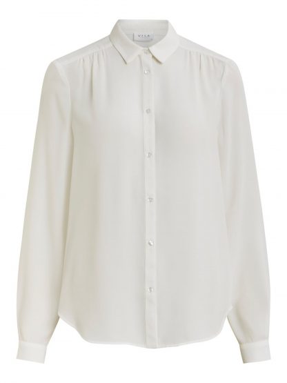 Hvit skjorte Vila – Vila hvit skjorte Vilucy  – Mio Trend
