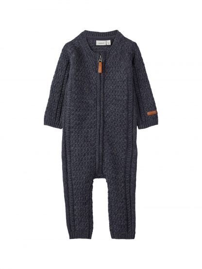 Name It ulldress baby, blå. – Ull blå ulldress Wriss – Mio Trend