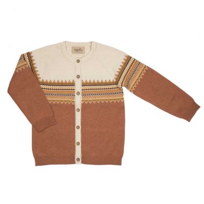 Memini brun jakke – Memini brun cardigan Vinto – Mio Trend