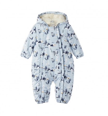 Vinterdress baby, lyse blå fra Name It – Name It blå vinterdress til baby – Mio Trend