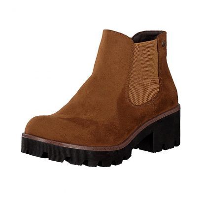Rieker brune ankelstøvletter – Støvletter og boots brun ankelstøvlett kraftig såle – Mio Trend