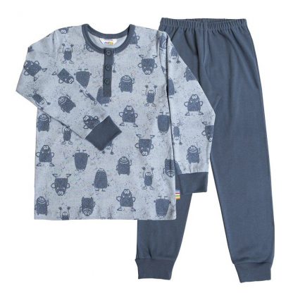 Pysjamas fra Joha – Nattøy blå pysjamas med monster  – Mio Trend
