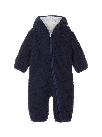 Teddydress til baby, mørke blå – Name It blå teddydress Mauv – Mio Trend
