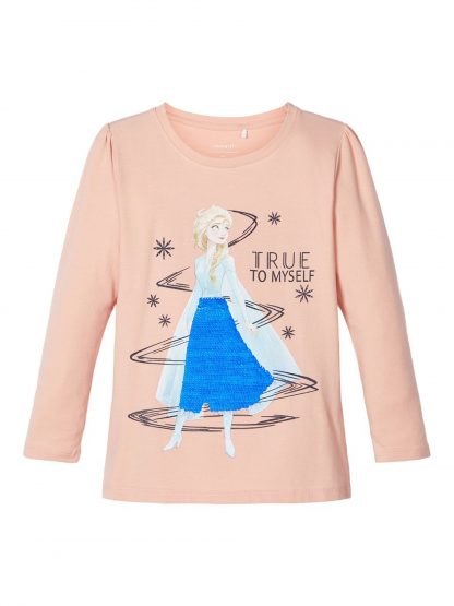 Frost klær barn, rosa genser fra Name It. – Name It rosa genser Frost – Mio Trend