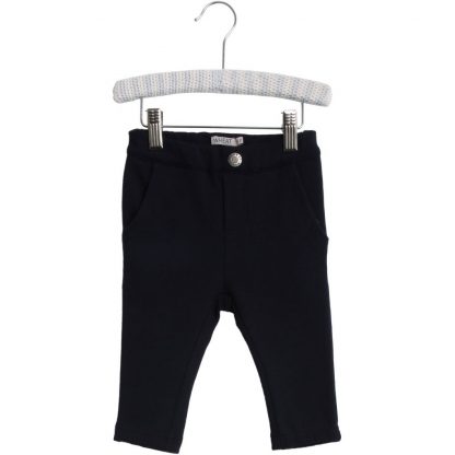Marineblå bukse Wheat, penbukse til barn. – Wheat mørke blå bukse Frank – Mio Trend