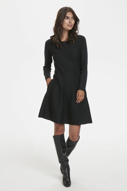 Ullkjole Part Two, sort kjole.  – Part Two sort ullkjole Velda – Mio Trend