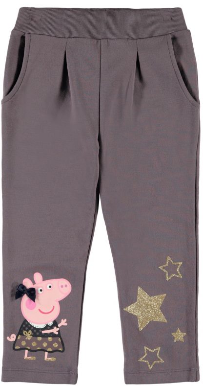 Bukse Peppa Gris, lilla joggebukse fra Name It.  – Name It lilla bukse Peppa Gris  – Mio Trend