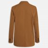 Brun dressjakke dame, lys camelbrun blazer. 