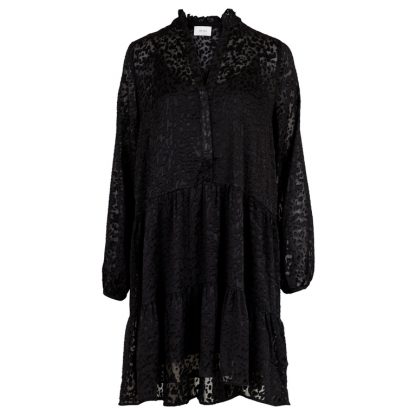Neo Noir sort kjole – Neo Noir sort kjole Federica  – Mio Trend