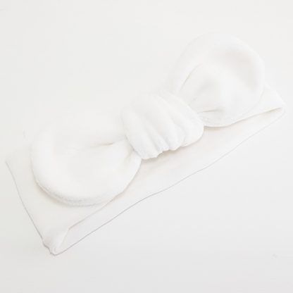 Hårbånd barn og baby, off white – Unik Design Norway off white hårbånd velour – Mio Trend