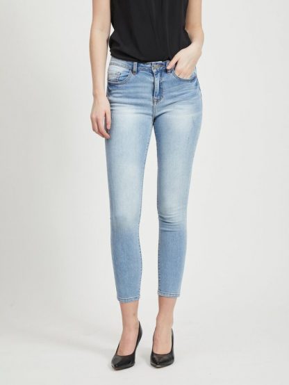 Vila lys jeans – Vila lys jeans 7/8-dels lengde Lys  – Mio Trend