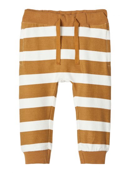 Brun bukse baby – Name It brun stripete bukse – Mio Trend