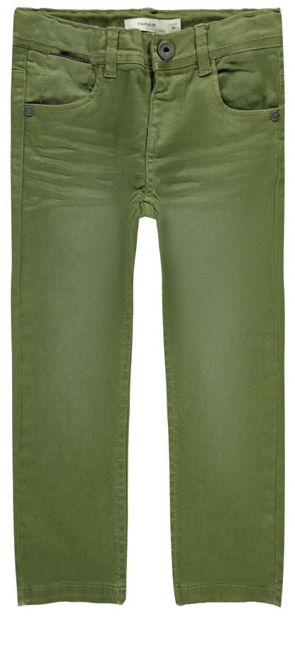 Grønn bukse gutt – Name It grønn twillbukse Sofus – Mio Trend