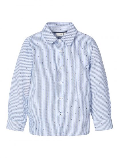 Name It skjorte – Skjorter og vester blå stripete skjorte Dodo mini – Mio Trend