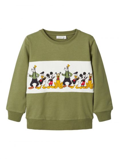 Genser barn Langbein, Mikke og Donald – Name It grønn genser Mickey – Mio Trend