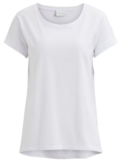 Hvit t-skjorte Vila – Vila hvit t-skjorte Dreamers – Mio Trend