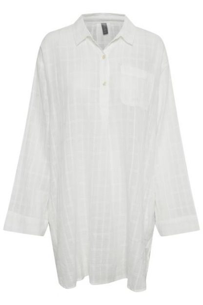 Hvit skjorte Culture – Culture hvit storskjorte Akbertine  – Mio Trend