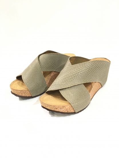 Frances sandal Copenhagen Shoes – Copenhagen Shoes grå/grønn sandal Frances snake – Mio Trend