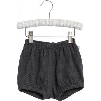 Wheat strikket shorts – Wheat Andy shorts grå blå – Mio Trend
