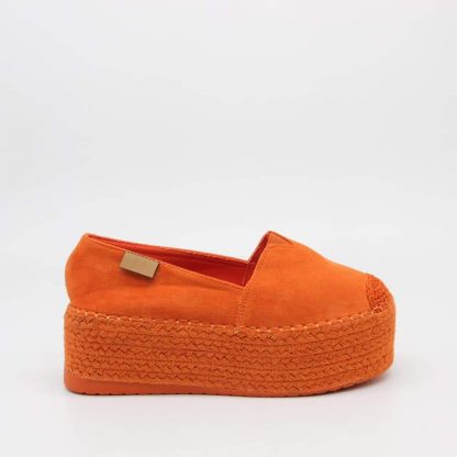Oransje espadrillos sko – Reunion oransje espadrillos Minnie – Mio Trend