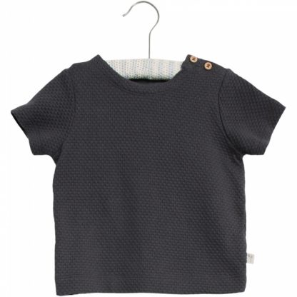 Wheat t-skjorte gutt – Wheat Bjørk t-skjorte grå blå – Mio Trend