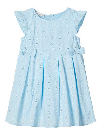 Name It kjole blå – Name It lyseblå kjole Freja Mini – Mio Trend
