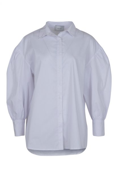 Hvit skjorte Neo Noir – Neo Noir hvit oversizet skjorte Moreno – Mio Trend