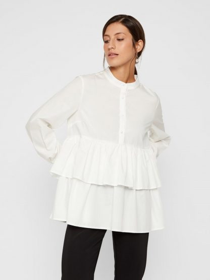 Hvit skjorte Yas – Y.A.S hvit skjorte Dawn – Mio Trend