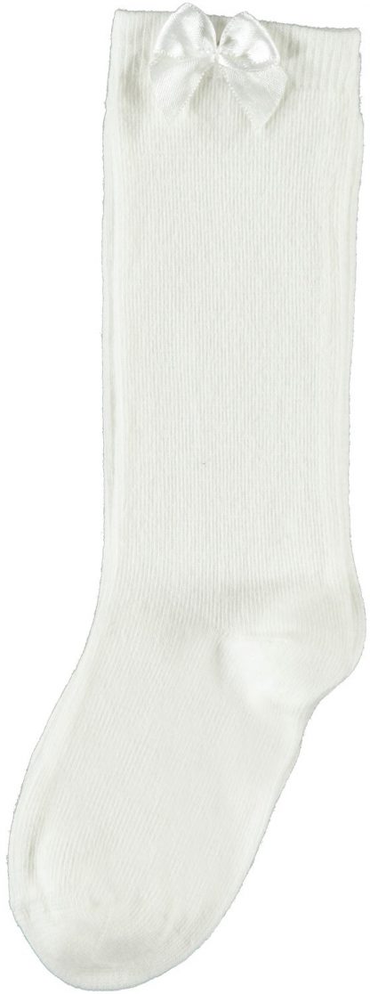 Knestrømper barn – Sokker og strømpebukser hvite knestrømper Sail – Mio Trend