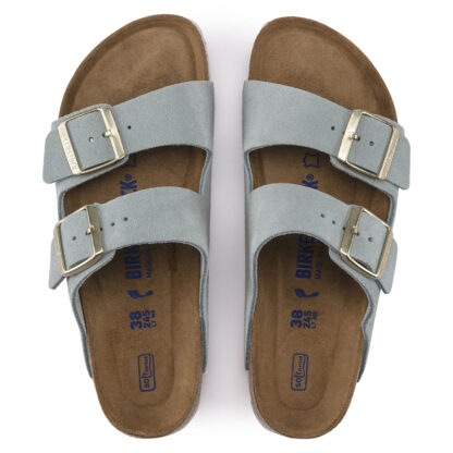 Birkenstock lyse blå – Birkenstock Arizona lyse blå sandaler – Mio Trend