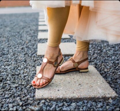 Brun lav sandal – Copenhagen Shoes brun sandal Eliza – Mio Trend