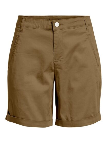 Vila shorts grønn – Vila grønn chinos shorts – Mio Trend