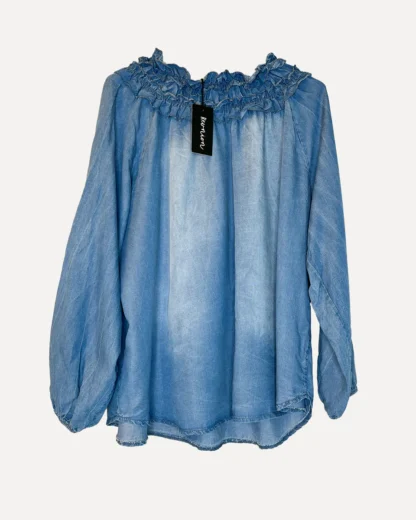 Belle blouse, denim - Image 2
