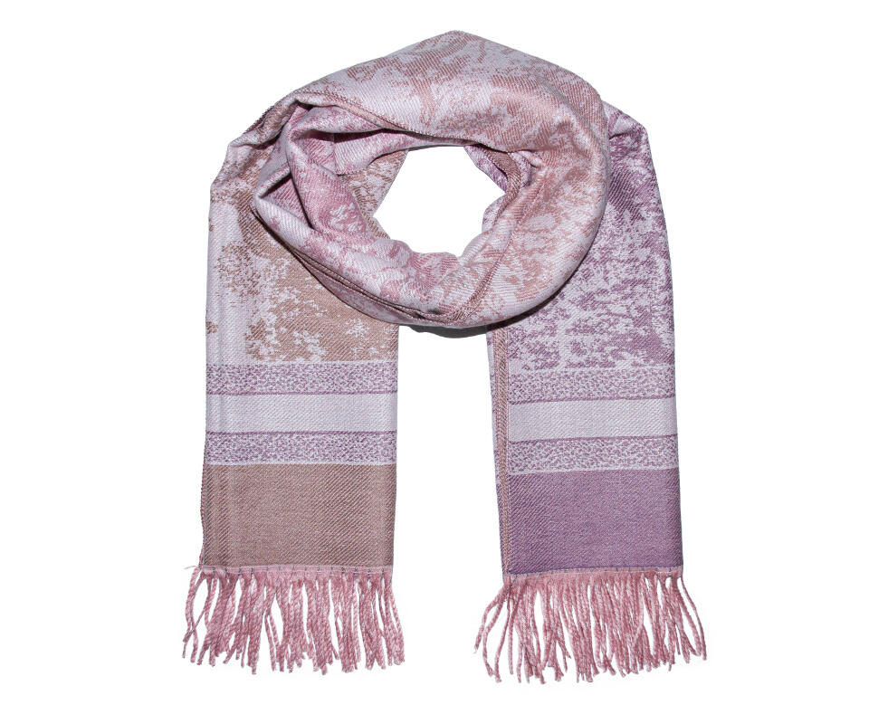 Intex Skjerf mønster rosa – Mio Trend