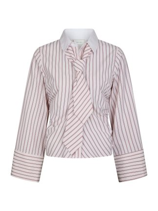 Francesca stripe shirt rose