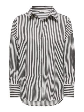 JDYVESPER L/S LOOSE SHIRT Brun
