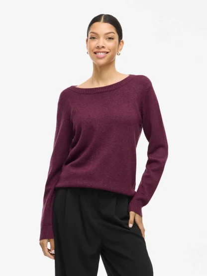 Viril O-Neck L/s  Knit Top - Noos - Image 2