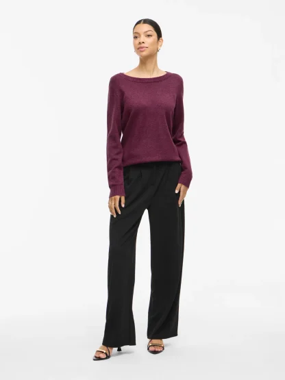 Viril O-Neck L/s  Knit Top - Noos - Image 3