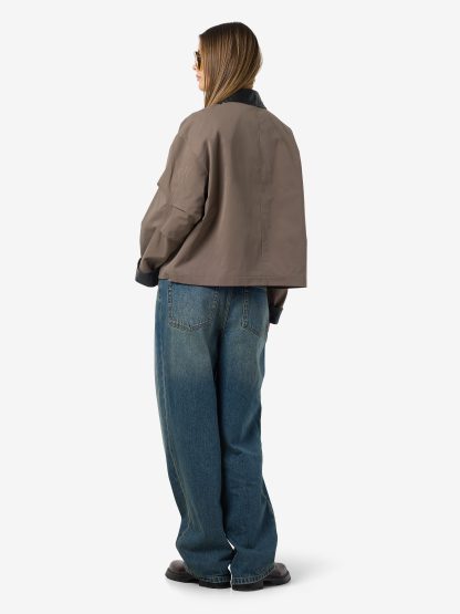 Nmnora Pu Collar Jacket Dd - Image 4