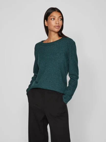Viril O-Neck L/s  Knit Top - Noos - Image 3